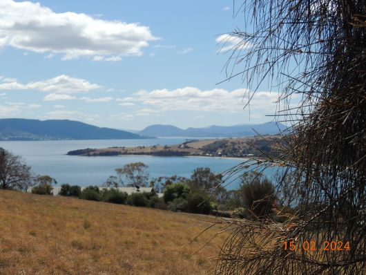 View towards Hobart
